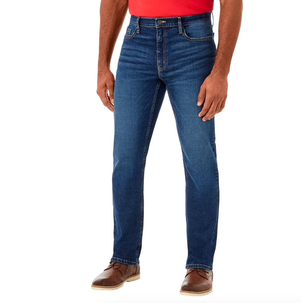 Member's Mark Premium Stretch Denim Jeans Size 28x30 Straight Fit